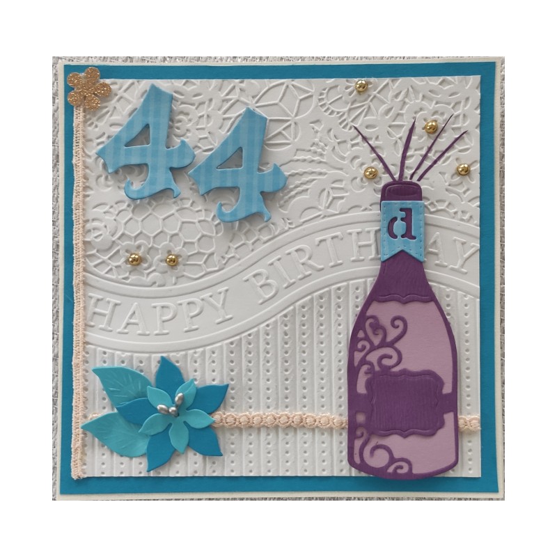 Geburtstagskarte 44 Jahre