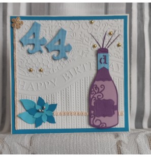 Geburtstagskarte 44 Jahre