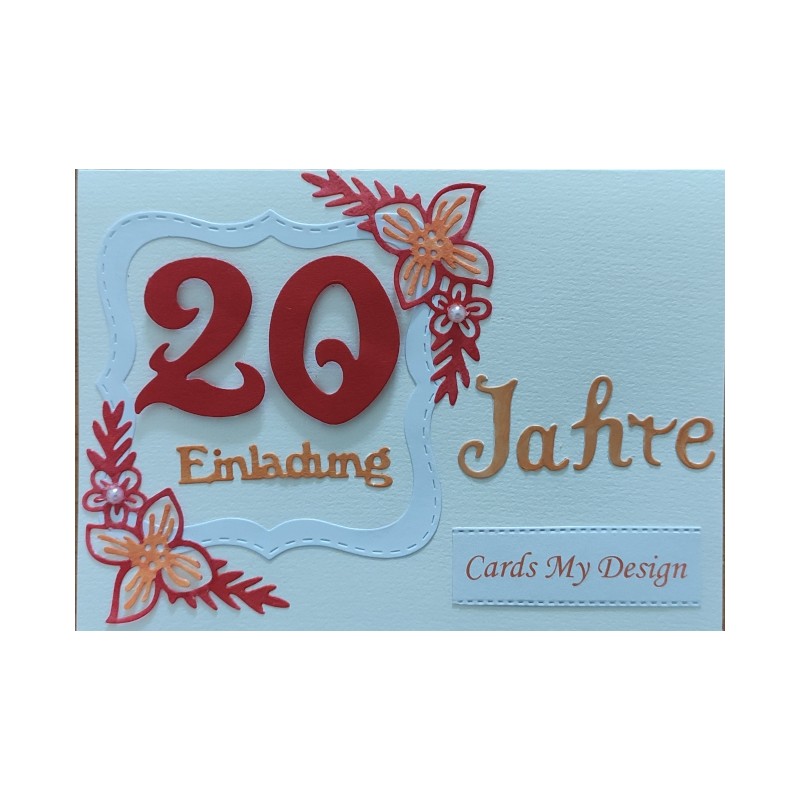 Firmeneinladung zum 20-jährigen Jubiläum