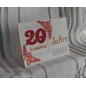 Firmeneinladung zum 20-jährigen Jubiläum