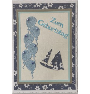 Luftballons für Geburtstagskarten