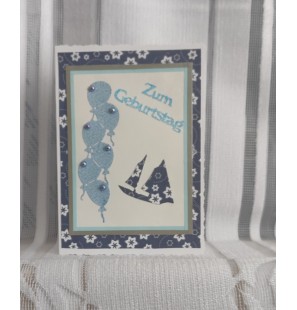 Luftballons für Geburtstagskarten