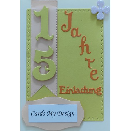 Firmeneinladung zum 15-jährigen Jubiläum