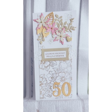 Golden Wedding 50th Anniversary Helga & Werner, flowers